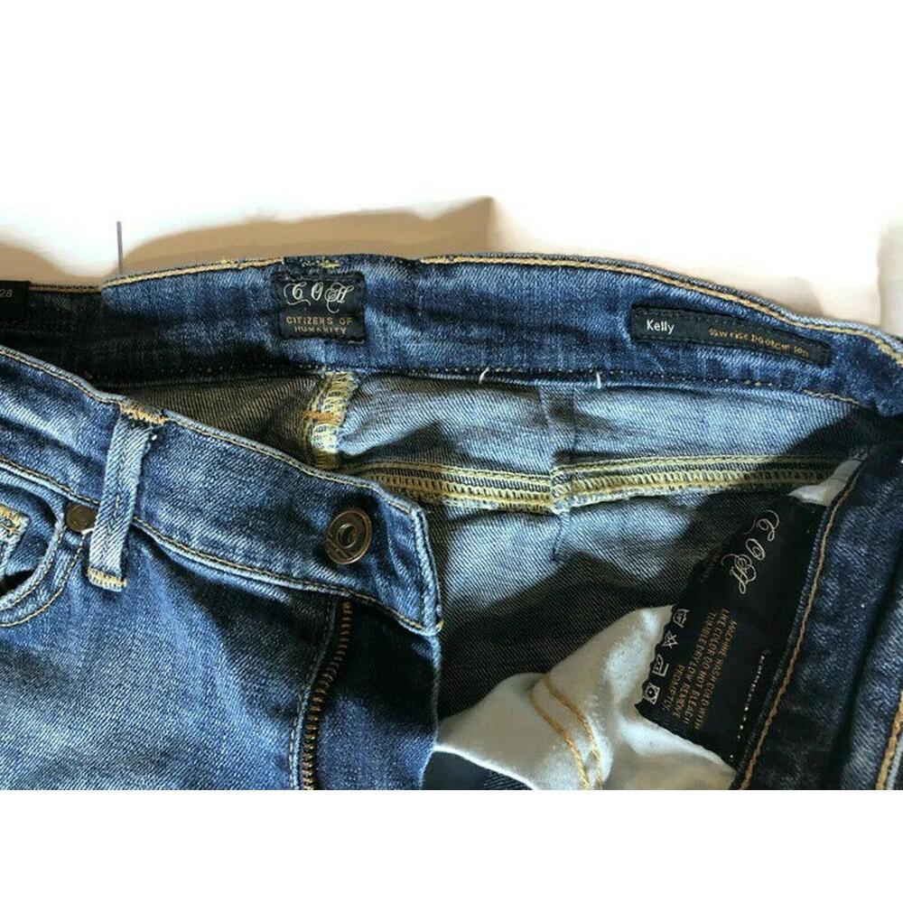 Citizens of Humanity Womens Kelly Low Rise Bootcut Denim Jeans 90s Y2K Size 28 - Picture 4 of 9